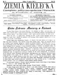Ziemia Kielecka. Czasopismo polityczno-społeczne i literackie 1917, R.3, nr 9