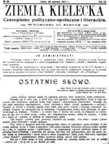 Ziemia Kielecka. Czasopismo polityczno-społeczne i literackie 1917, R.3, nr 12