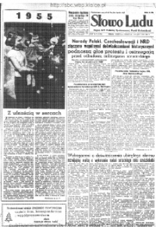 Słowo Ludu : organ Komitetu Wojewódzkiego Polskiej Zjednoczonej Partii Robotniczej, 1955, R.6, nr 16