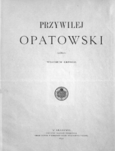 Przywilej opatowski