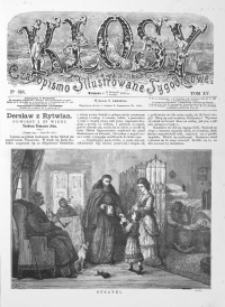 Kłosy: czasopismo ilustrowane, tygodniowe, poświęcone literaturze, nauce i sztuce, 1872, T.XV, nr 387