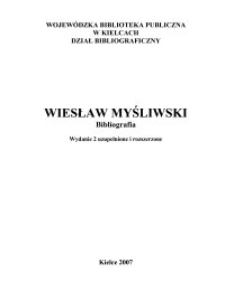 Wiesław Myśliwski : bibliografia