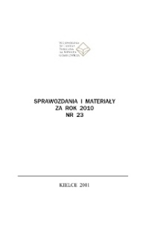 Sprawozdania i Materiały za rok 2010, nr 23