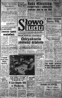 Słowo Ludu : organ Komitetu Wojewódzkiego Polskiej Zjednoczonej Partii Robotniczej, 1982, R.XXIII, nr 234