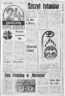 Gazeta Kielecka: 24 godziny, 1990, R.2, nr 15 (35)