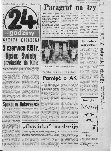 Gazeta Kielecka: 24 godziny, 1990, R.2, nr 25 (45)