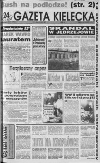 Gazeta Kielecka: 24 godziny, 1992, R.4, nr 6