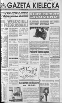 Gazeta Kielecka: 24 godziny, 1992, R.4, nr 20
