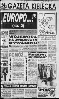 Gazeta Kielecka: 24 godziny, 1992, R.4, nr 25