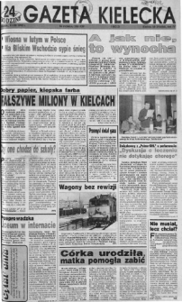 Gazeta Kielecka: 24 godziny, 1992, R.4, nr 29