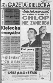 Gazeta Kielecka: 24 godziny, 1992, R.4, nr 37