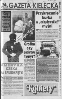 Gazeta Kielecka: 24 godziny, 1992, R.4, nr 47