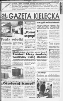 Gazeta Kielecka: 24 godziny, 1992, R.4, nr 51