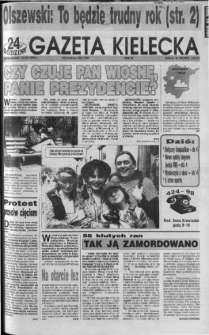 Gazeta Kielecka: 24 godziny, 1992, R.4, nr 58