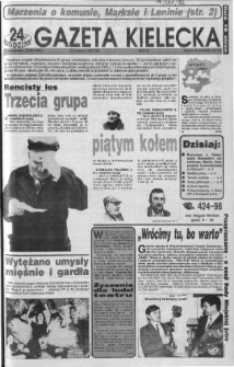 Gazeta Kielecka: 24 godziny, 1992, R.4, nr 63