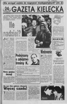 Gazeta Kielecka: 24 godziny, 1992, R.4, nr 70