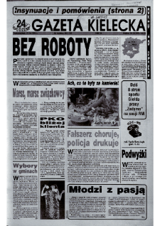 Gazeta Kielecka: 24 godziny, 1992, R.4, nr 82