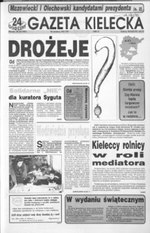 Gazeta Kielecka: 24 godziny, 1992, R.4, nr 83