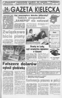 Gazeta Kielecka: 24 godziny, 1992, R.4, nr 88