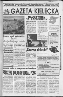 Gazeta Kielecka: 24 godziny, 1992, R.4, nr 89