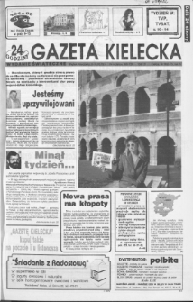 Gazeta Kielecka: 24 godziny, 1992, R.4, nr 90