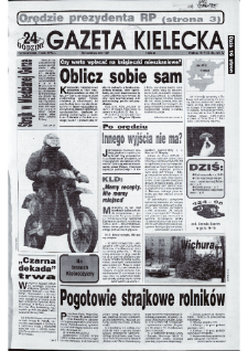 Gazeta Kielecka: 24 godziny, 1992, R.4, nr 91