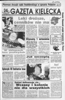 Gazeta Kielecka: 24 godziny, 1992, R.4, nr 97