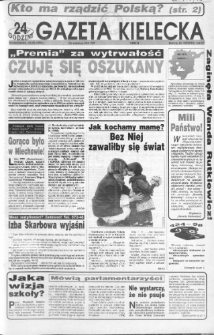 Gazeta Kielecka: 24 godziny, 1992, R.4, nr 102