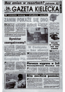 Gazeta Kielecka: 24 godziny, 1992, R.4, nr 120