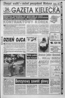 Gazeta Kielecka: 24 godziny, 1992, R.4, nr 121