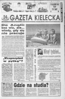 Gazeta Kielecka: 24 godziny, 1992, R.4, nr 124