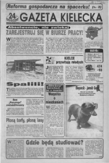 Gazeta Kielecka: 24 godziny, 1992, R.4, nr 126