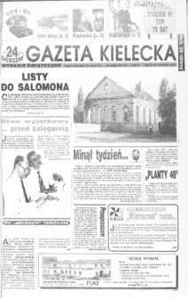 Gazeta Kielecka: 24 godziny, 1992, R.4, nr 129