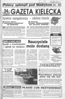 Gazeta Kielecka: 24 godziny, 1992, R.4, nr 132