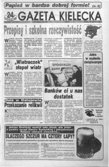 Gazeta Kielecka: 24 godziny, 1992, R.4, nr 138