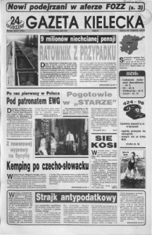 Gazeta Kielecka: 24 godziny, 1992, R.4, nr 142