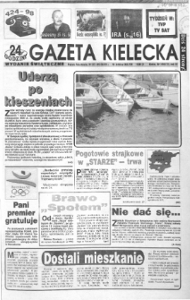 Gazeta Kielecka: 24 godziny, 1992, R.4, nr 149