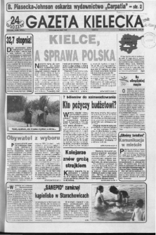 Gazeta Kielecka: 24 godziny, 1992, R.4, nr 151