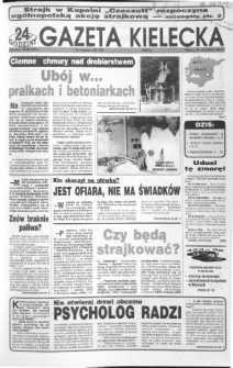 Gazeta Kielecka: 24 godziny, 1992, R.4, nr 161