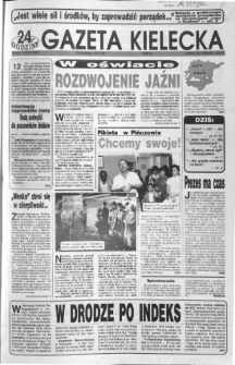 Gazeta Kielecka: 24 godziny, 1992, R.4, nr 162