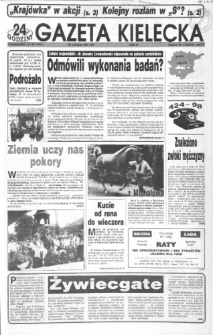 Gazeta Kielecka: 24 godziny, 1992, R.4, nr 170