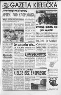 Gazeta Kielecka: 24 godziny, 1992, R.4, nr 176