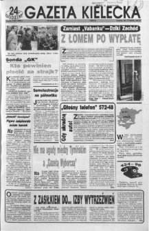 Gazeta Kielecka: 24 godziny, 1992, R.4, nr 177