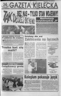 Gazeta Kielecka: 24 godziny, 1992, R.4, nr 181