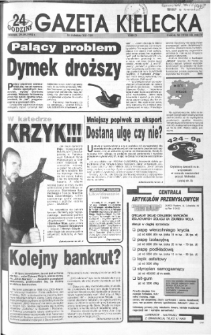 Gazeta Kielecka: 24 godziny, 1992, R.4, nr 191