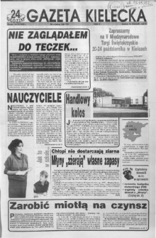 Gazeta Kielecka: 24 godziny, 1992, R.4, nr 202