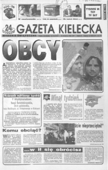 Gazeta Kielecka: 24 godziny, 1992, R.4, nr 204