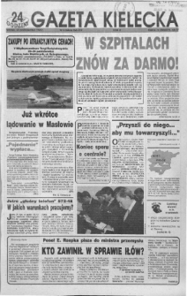 Gazeta Kielecka: 24 godziny, 1992, R.4, nr 206