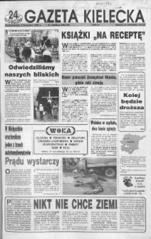 Gazeta Kielecka: 24 godziny, 1992, R.4, nr 215