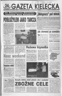 Gazeta Kielecka: 24 godziny, 1992, R.4, nr 224